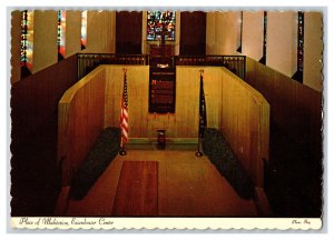 Postcard KS Place Of Meditation Eisenhower Center Abilene Continental View Card 