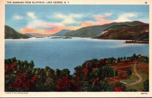 New York Lake George The Narrows From Blufhead 1939