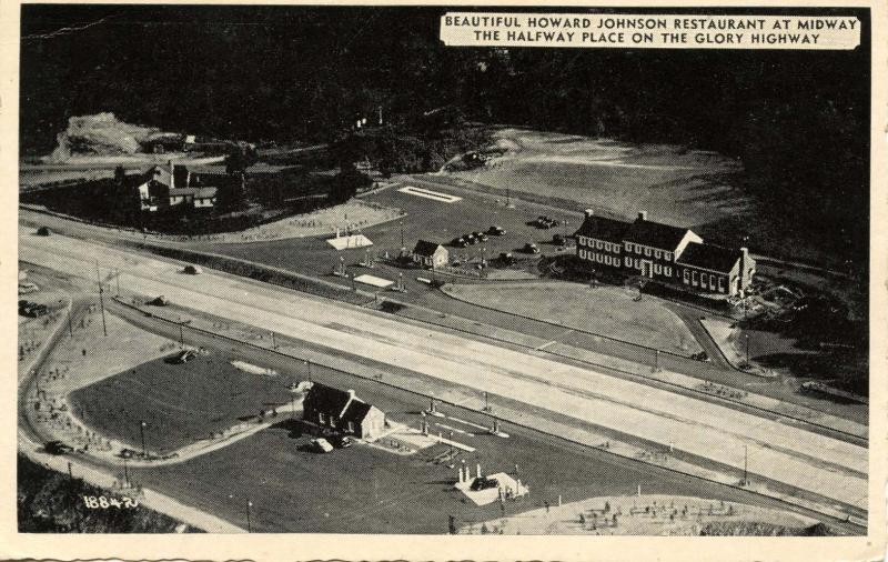 PA - Pennsylvania Turnpike. Midway, Howard Johnson's Restaurant