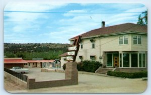 NEWCASTLE, WY Wyoming ~ GRAHAM'S MOTOR HOTEL  c1950s Weston County  Postcard