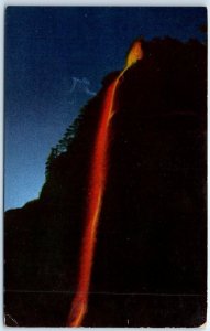 Postcard - The Fire Fall, Glacier Point, Yosemite National Park - California