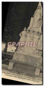 Old Postcard Caudebec en Caux The commemorative monument of the Great War Mil...