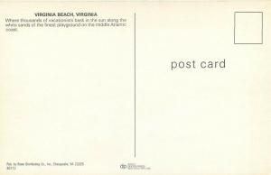 VA, Virginia Beach, Beach Scene, Dexter Press No. 80172