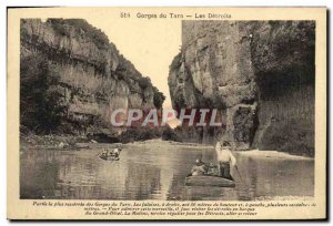 Old Postcard Gorges Du Tarn Detroits