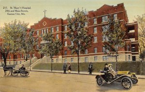St. Mary's Hospital, 28th and Main Street, Kansas City, MO, ,USA Hospital Pos...