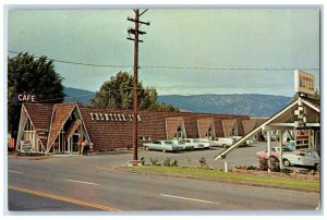 c1960 Frontier Inn Motel Restaurant Main St. Susanville California CA Postcard
