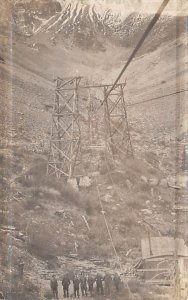 Working men, real photo Working men, real photo, Eureka to Silverton Colorado...