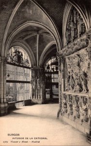 Spain Burgos Catedral Interior