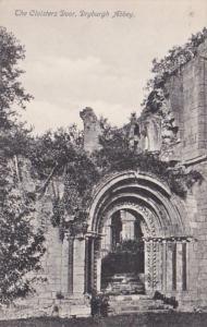 Scotland Dryburgh Abbey The Cloisters Door