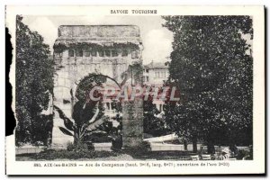 Old Postcard Aix Les Bains Arc De Campanus