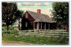 1913 View Of Home Yankee Doodle House Norwalk Connecticut CT Antique Postcard