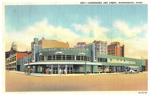 Greyhound Bus Depot Minneapolis Minnesota Bus Station Postcard Posted 1941