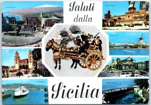 M-57742 Greetings from Sicily Italy