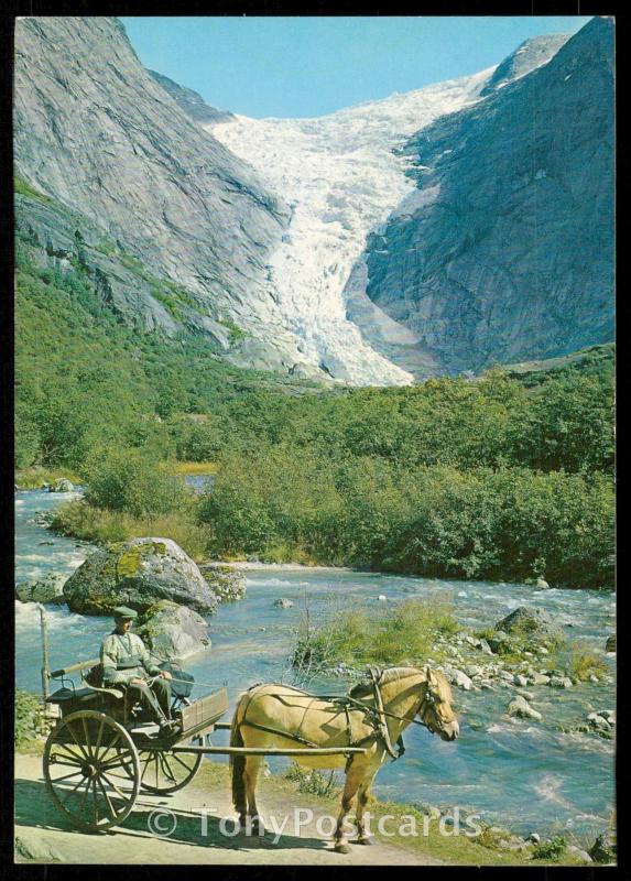 Norge: Briksdalsbreen, Olden, Nordfjord