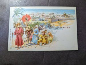 Mint Israel Palestine Jerusalem Souvenir Postcard Nomads Outside the City
