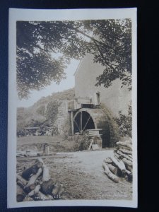 Cornwall COOMBE MILL Olde Mill House Shows WATER WHEEL - Old RP Postcard