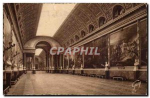 Versailles Old Postcard The Castle Gallery of Battles