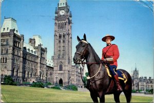 Canada Ottawa Royal Canadian Mounted Police Constable On Parliament Hill