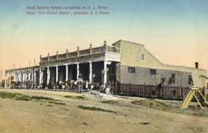 cuba, HAVANA, Hotel The United States, Propietor A.J. Oliver (1910s) Postcard