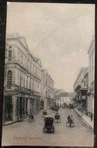 Mint Singapore RPPC Real Picture Postcard Battery Road View