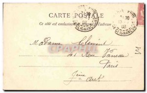 Paris Old Postcard Pantheon