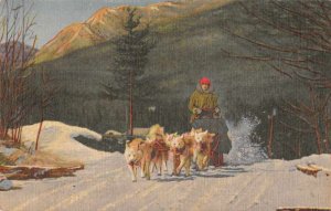 North Woodstock New Hampshire Ed Clark's Eskimo Sled Dog Team PC JF686500