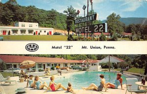 Motel 22 Mount Union, Pennsylvania PA  