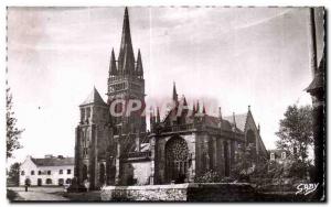 Old Postcard The Folgcet Finistere Basilica Folgoet