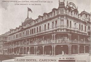 Grand Hotel at Capetown, South Africa (near Central Railway Station)