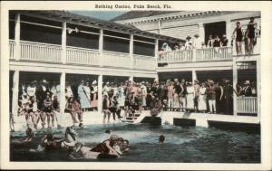 Palm Beach FL Bathing Casino c1920 Postcard