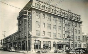 Oregon Marshfield Chandler Hotel Patterson RPPC Photo Postcard 22-10469