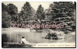 Postcard Old Saint Cloud Park Lake Trocadero