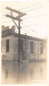 J22/ Parkersburg West Virginia Non-Postcard Photograph c1910 Flood 173