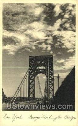 George Washington Bridge in New York City, New York