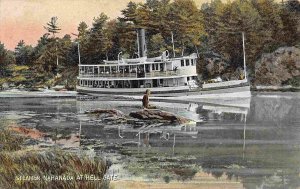 Steamer Nahanada Hell Gate Maine 1910 postcard