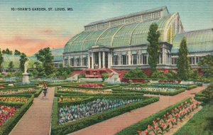 Shaw's Garden ST. LOUIS Missouri MO Flowers Blooming Vintage Postcard Front View