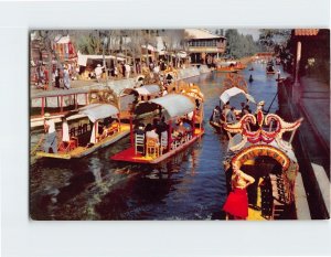 Postcard The Floating Gardens Of Xochimilco, Mexico City, Mexico