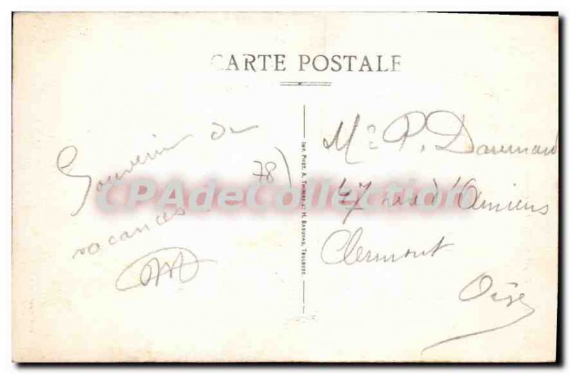 Postcard Old door feudal Boutigny Belesbat