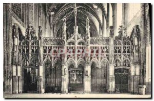 Postcard Old Albi jube the cathedral