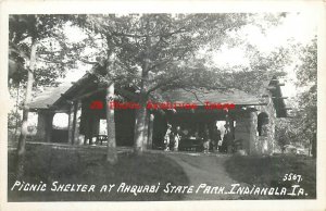 IA, Indianola, Iowa, RPPC, Aquabi State Park, Shelter, 1947 PM, Photo No 5567