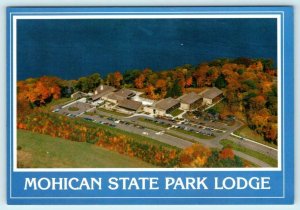 MOHICAN STATE PARK LODGE near Loudonville, OH ~ Aerial View 4 x 6 Postcard