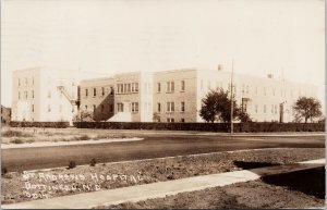 St. Andrew's Hospital Bottineau ND North Dakota c1944 RPPC Postcard G89