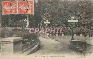 Postcard Old Vichy La Terrasse du Casino