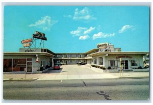 Ocean City New Jersey NJ Postcard Springhaven Motel Exterior Roadside c1960's