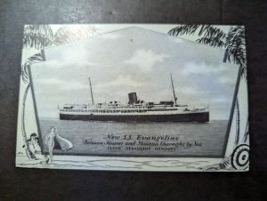 Mint USA Ship RPPC Postcard New SS Evangeline Between Miami and Havana Clyde Co