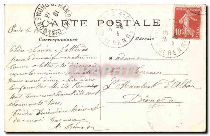 Old Postcard Paris Bourse