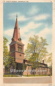 St Anne's Church in Annapolis, Maryland