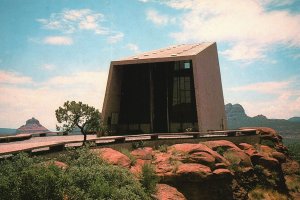 Vintage Postcard Roman Catholic Chapel of the Holy Cross Sedona Arizona AZ IPS