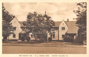 Hilton Village Virginia The Colony Inn Vintage Postcard AA22413