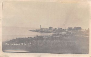 Gloucester Massachusetts Annisquam Lighthouse Real Photo Postcard AA72737